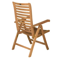 Bois le Duc Tuinstoelen>Stoel 6 standen Marianne teak