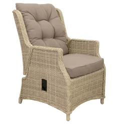 Bois le Duc Tuinstoelen>Stoel Cardito verstelbaar White Orchid