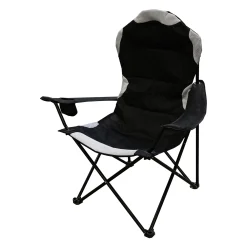Campingstoel>Stoel opvouwb Cortes zwart