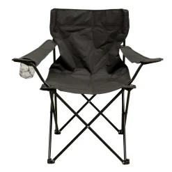 Campingstoel>Stoel opvouwb Ferro zwart