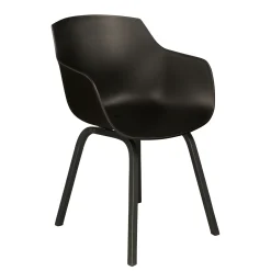 Bois le Duc Tuinstoelen>Stoel Piana zwart