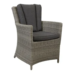 Bois le Duc Tuinstoelen>Stoel Sauro willow grey met kussen