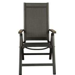 Bois le Duc Tuinstoelen>Stoel 6-standen Martino Antraciet