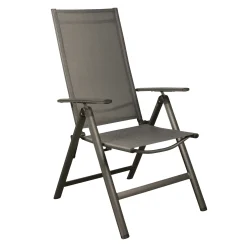 Bois le Duc Tuinstoelen>Stoel 7-standen Todis Antraciet