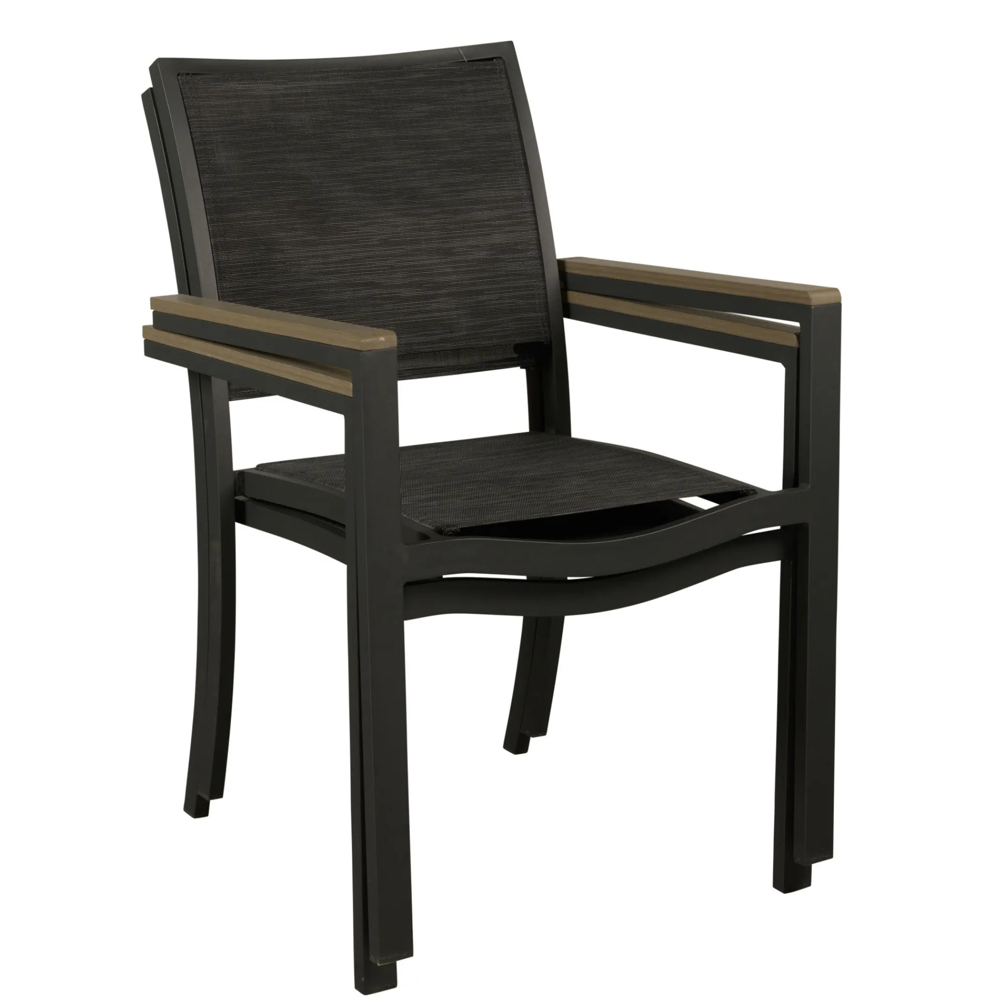 Bois le Duc Tuinstoelen>Stoel stapel Aleso antraciet