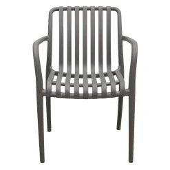 Bois le Duc Tuinstoelen>Stoel stapel Piolo antraciet