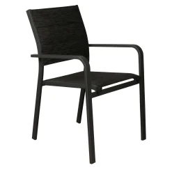 Bois le Duc Tuinstoelen>Stoel stapel Veletri antraciet