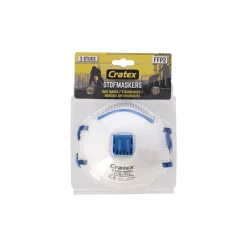 Cratex Pbm>Stofmasker met ventiel FFP2 3 pak