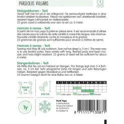 Horti Tops Moestuin>Stokspekbonen Terli zaad