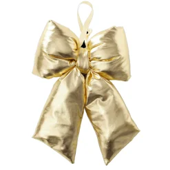 Boltze home Kerstdecoratie>Strik Bowy goud glans 27x39cm