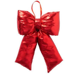 Boltze home Kerstdecoratie>Strik Bowy rood glans 27x30cm