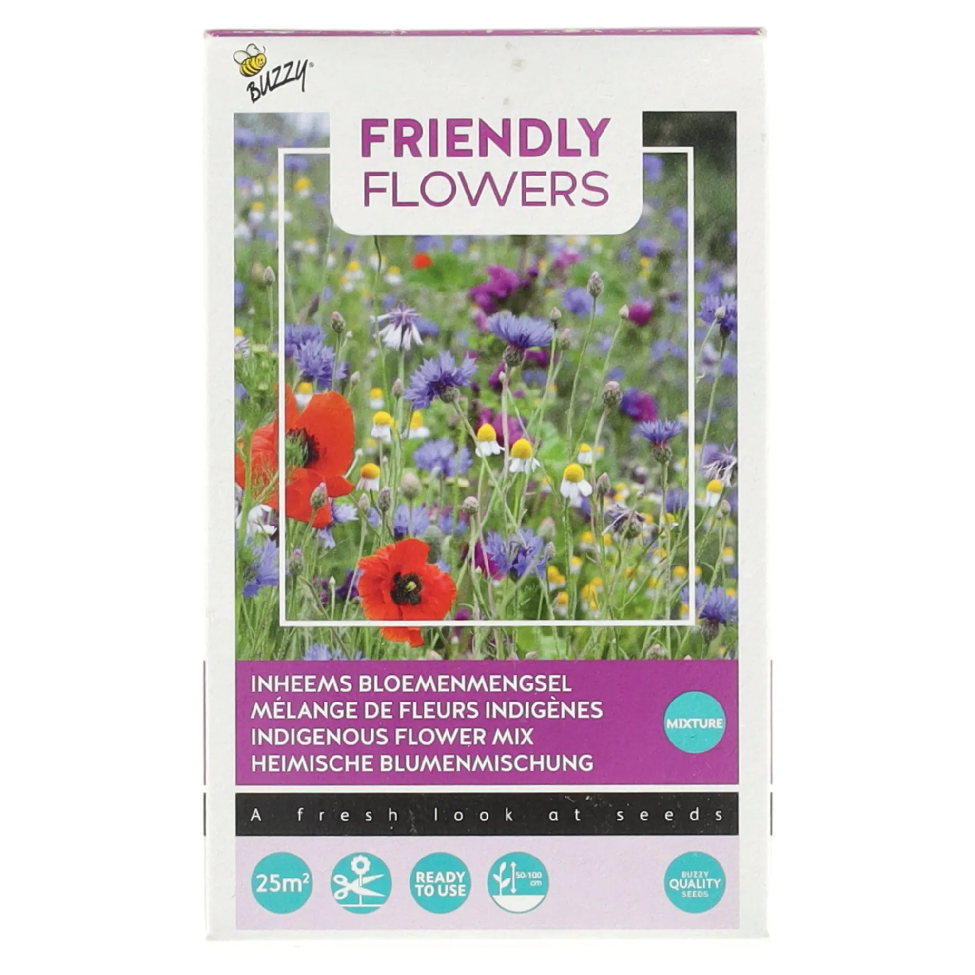Buzzy Moestuin>Strooidoosje Friendly Flowers inheems
