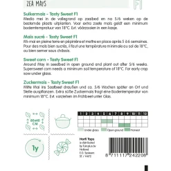 Horti Tops Moestuin>Suikermaïs tasty sweet F1 zaad