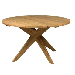 Bois le Duc Tuintafels>Tafel Bartley 135cm rond rustic
