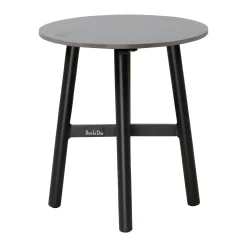 Bois le Duc Tuintafels>Tafel bijzet Borno 40cm zwart