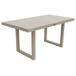 Bois le Duc Tuintafels|Loungesets>Tafel Brozzi hoog 140x75cm milky grey