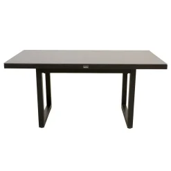 Bois le Duc Tuintafels|Loungesets>Tafel Brozzi hoog 140x75cm zwart