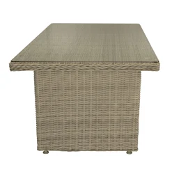 Bois le Duc Tuintafels>Tafel Caspoli 150x80cm white grey