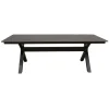 Bois le Duc Tuintafels>Tafel Mancino 220x90cm antraciet
