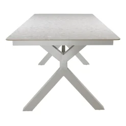 Bois le Duc Tuintafels>Tafel Mancino 220x90cm creme
