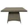 Bois le Duc Tuintafels>Tafel Vezza 120x120cm white grey