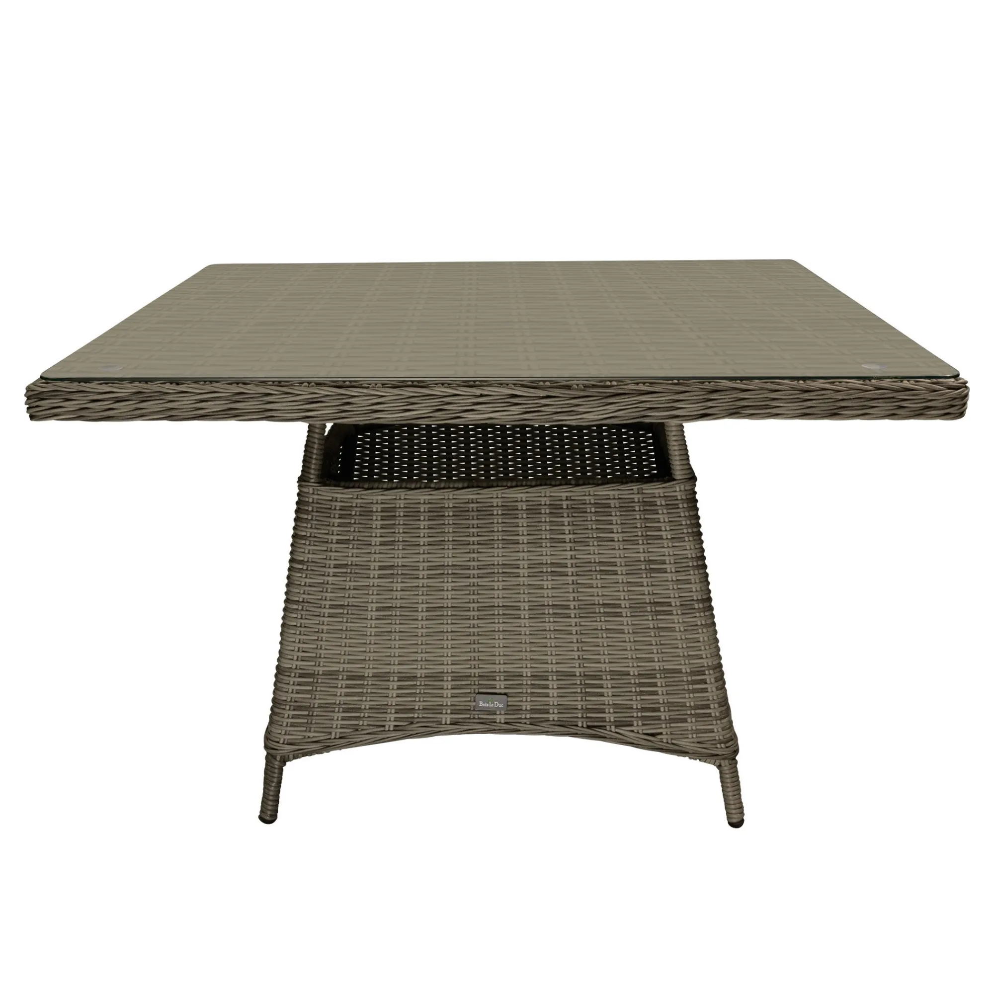 Bois le Duc Tuintafels>Tafel Vezza 120x120cm white grey