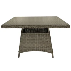 Bois le Duc Tuintafels>Tafel Vezza 120x120cm willow grey