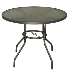 Bois le Duc Tuintafels>Tafel Zanego Ø 90 cm Antraciet