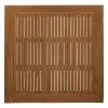 Bois le Duc Tuintafels>Tafelblad Isa 90x90cm teak