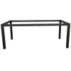 Bois le Duc Tuintafels>Tafelframe Tavola 157x87cm antraciet met