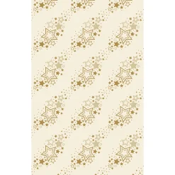 Duni Kerstdecoratie>Tafelkleed cel 138 x 220 cm Holiday Star Cream