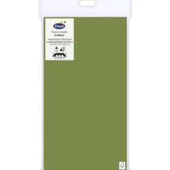 Duni Koken & Tafelen|Woondecoratie>Tafelkleed Silk 138 x 220 cm leaf green