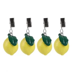 Alpina Koken & Tafelen>Tafelkleedclips citroen 4st