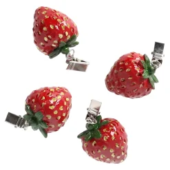 Decoris Koken & Tafelen|Woondecoratie>Tafelkleedgewicht aardbei 4st.