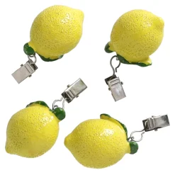 Decoris Koken & Tafelen|Woondecoratie>Tafelkleedgewicht citroen 4st.