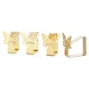 Decoris Koken & Tafelen|Woondecoratie>Tafelkleedklem vlinder goud 4st