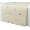Decoris Kerstdecoratie>Tafelloper 140 x 40 cm naturel