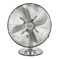 Diamant Verkoeling>Tafelventilator chroom 30cm