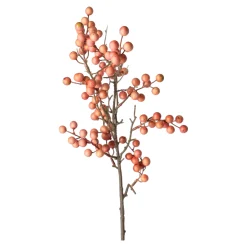 O'malley Kunstplanten En Kunstbloemen>Tak bal roze 80 cm