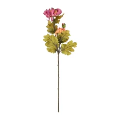 O'malley Kunstplanten En Kunstbloemen>Tak Dendranthema autumn paars 57 cm