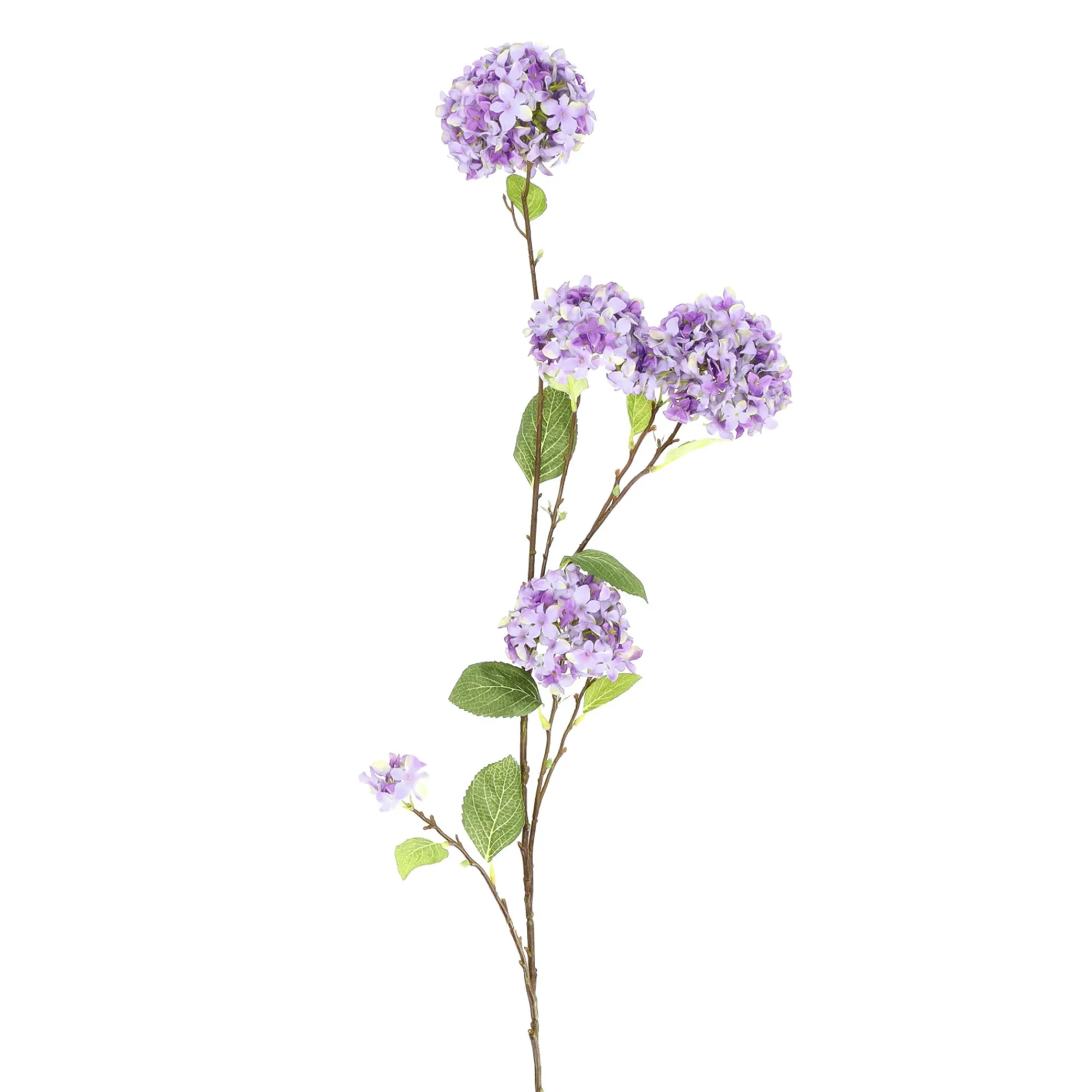 Kunstplanten En Kunstbloemen>Tak Hydrangea blauw 127 cm