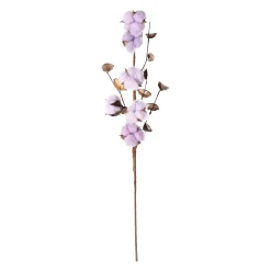 Natural Collections Kunstplanten En Kunstbloemen>Tak katoen foam lila 59 x 20 x 3 cm