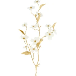 Natural Collections Kunstplanten En Kunstbloemen>Tak kornoelje wit 87 cm