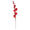 Kerstdecoratie|Kunstplanten En Kunstbloemen>Tak Magnolia 89cm winter lux rood