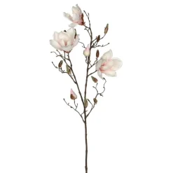 Mica Decorations Kunstplanten En Kunstbloemen>Tak Magnolia lichtroze 88 cm