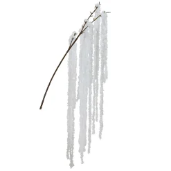Everlands Kerstdecoratie>Tak spray hang wit 80 cm