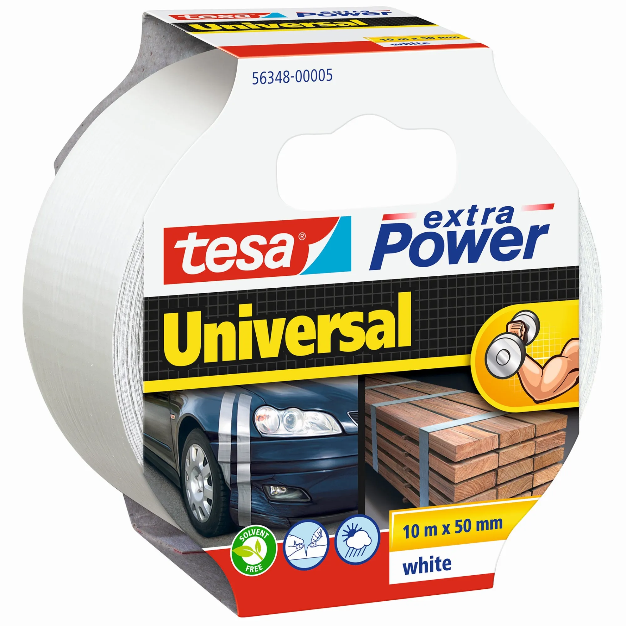 Tesa Bouw>Tape Power uni 50mmx10M wit