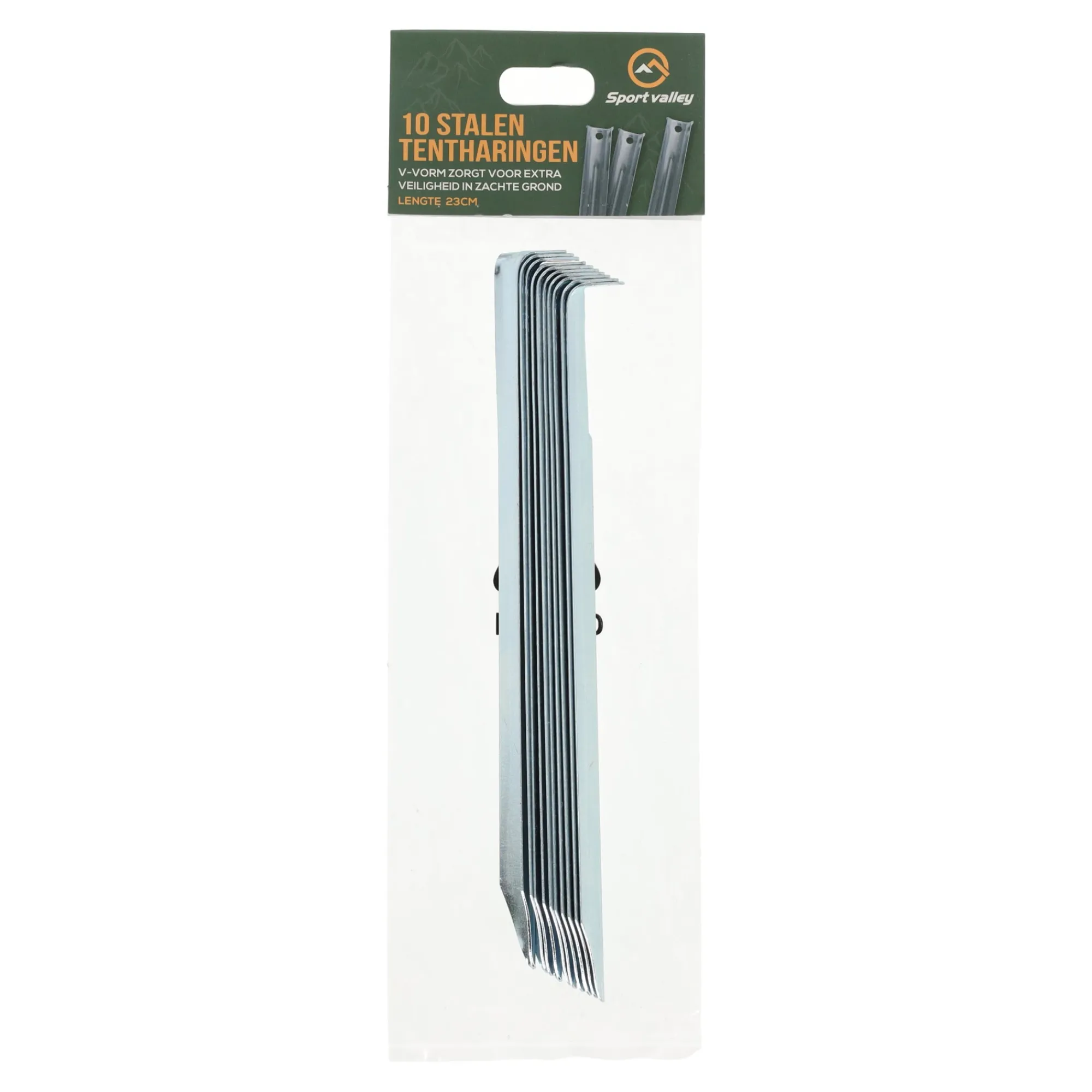 Sport Valley Tenten>Tentharingen staal 23 cm 10 pak