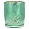 Van Cranenbroek Pasen>Theelicht glas konijn groen 10cm