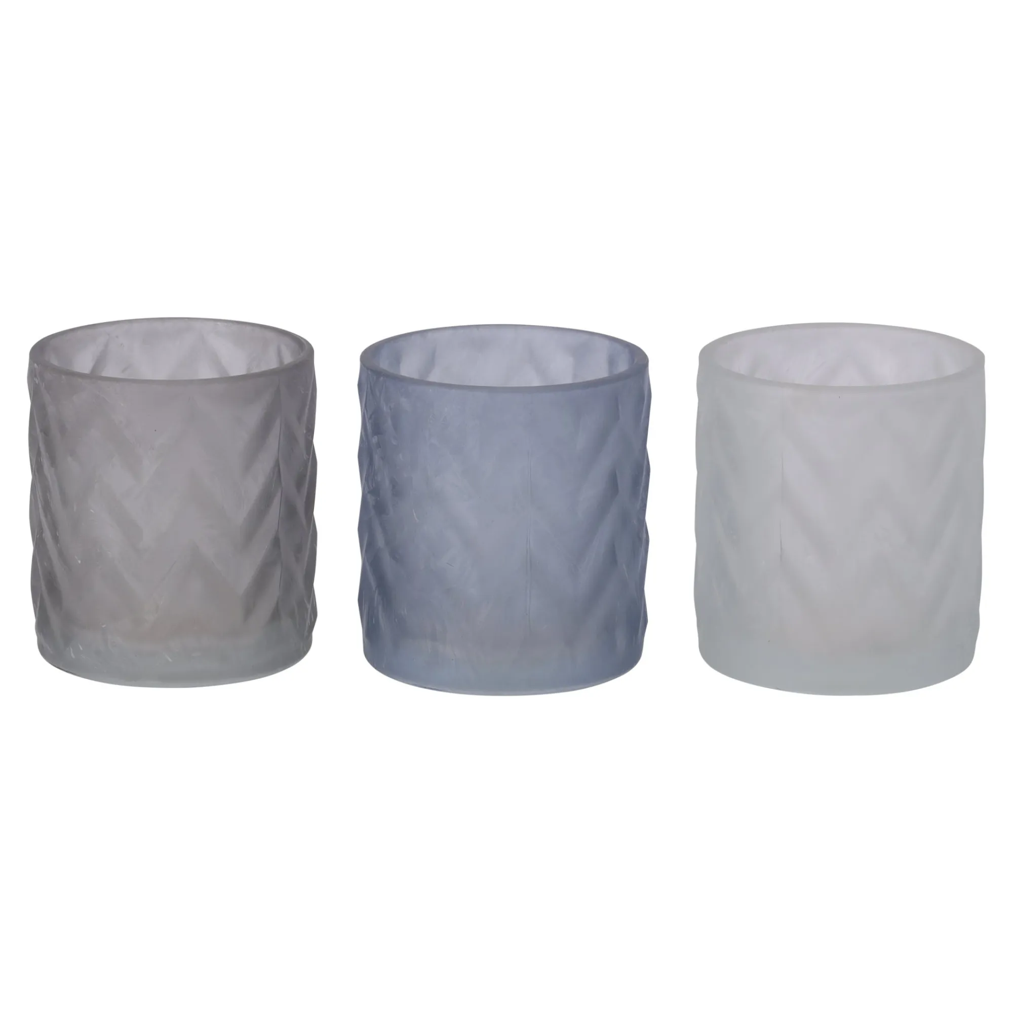 Natural Collections Kaarsen>Theelichthouder glas 7 x 7 x 8 cm